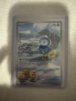 Piplup 098/094 Pokemon Tcg Phantasmal Flames Illustration Rare Prerelease - Image 4
