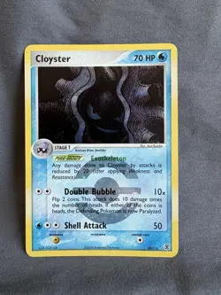 Near Mint Pokemon 20/112 Cloyster Rare Reverse Holo EX Fire Red Leaf Green 2004 - Image 1