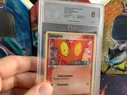 Pokemon Karte Card Schneckmag Limagma Ex Deoxys Reverse Holo Stamp PGS/PSA 8 NM+ - Image 3