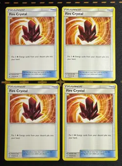 Pokemon TCG - Fire Crystal 173/214 x 4 - Unbroken Bonds Trainer Playset 2019 NM - Image 1
