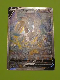 Pokemon Chilling Reign Galarian Rapidash V Alt Art 168/198 Alternative Artwork - Image 2