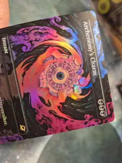 FOIL Archenemy's Charm SURREAL SPACE BORDERLESS Edge of Eternities MTG Card - Image 2