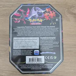 Pokemon TCG Crown Zenith Galarian Zapdos Tin Sealed - Image 5