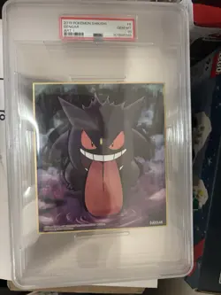 Gengar Pokemon Center Card Japanese Shikishi Art Board Nintendo PSA 10 - Image 1