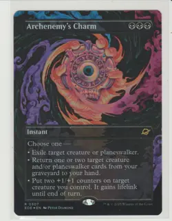 Archenemy's Charm Borderless Foil Rare MtG Card EOE 307 - Image 1