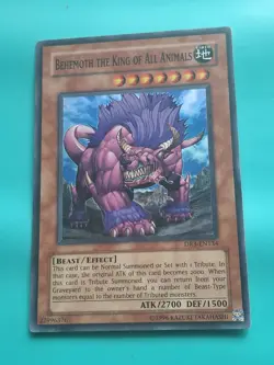 Yugioh - Behemoth King Of All Animals Super Rare DR3-EN134 MP - Image 1