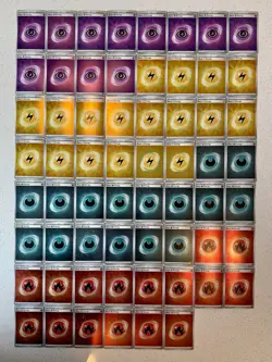 HUGE🔥Pokemon 151 Basic Energy Cosmo Holo Lot 116 Cards Total! Full Set of 8 - Image 1