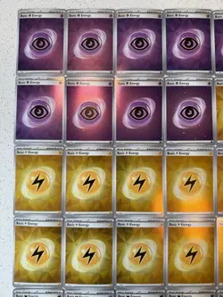 HUGE🔥Pokemon 151 Basic Energy Cosmo Holo Lot 116 Cards Total! Full Set of 8 - Image 2
