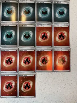 HUGE🔥Pokemon 151 Basic Energy Cosmo Holo Lot 116 Cards Total! Full Set of 8 - Image 5