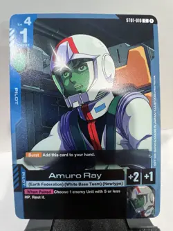 Amuro Ray - ST01-010 NM - Gundam TCG Card Game - Image 1
