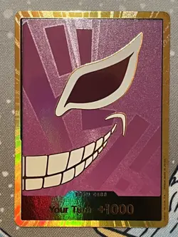 One Piece Premium Booster Donquixote Doflamingo Gold Don!! English Card - Image 1