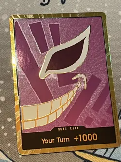 One Piece Premium Booster Donquixote Doflamingo Gold Don!! English Card - Image 2
