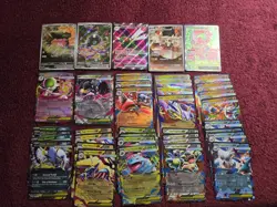Pokemon TCG Mixed Card Lot Ex + IR + Full Art 73 Cards - Image 1