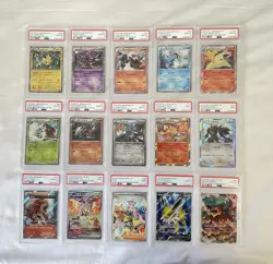 Lot of 15 PSA Graded Japanese Pokemon Cards 1st Edition XY & SIR PSA 10 & PSA 9 - Image 1