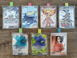 Pokemon Bundle|X7 Cards|Various Scarlet&Violet Sets|Ultra Rares &IR |All English - Image 1
