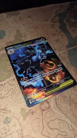 Mega Charizard X ex 125/094 SIR Phantasmal Flames Pokemon Card NM - Image 2