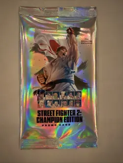 Street Fighter 2 Champion Edition Promo Card PSA Magazine Exclusive Pack SEALED - Image 1
