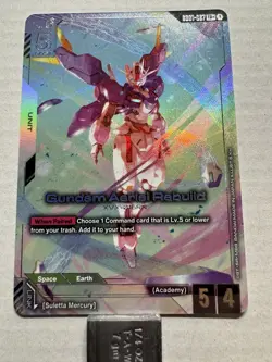 Gundam Aerial Rebuild GD01-067 LR+ FOIL - Newtype Rising - Gundam Card Game - Image 1