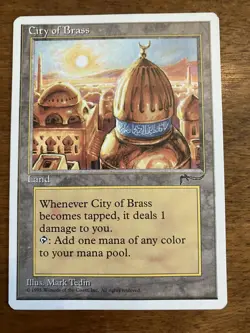 Magic the Gathering (NM) City Of Brass Chronicles MTG Vintage 1995 - Image 1