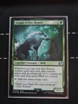 Torgal, A Fine Hound -MTG Final Fantasy (FIN) Near Mint - Image 1