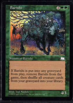 Barishi 1997 Uncommon Vintage Weatherlight Magic The Gathering Near Mint - Image 1
