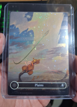 Plains (Borderless) (Galaxy Foil) L 0367 (LAND) MTG Edge of Eternities (EOE) NM - Image 1