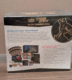 Pokemon TCG Crown Zenith ETB Elite Trainer Box *NEW & SEALED* [SEE PHOTOS] - Image 2