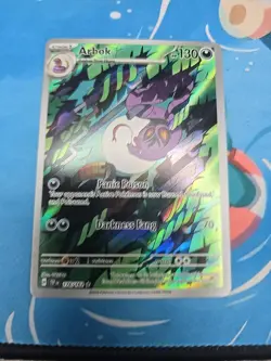 Pokemon TCG Arbok 176/162 Temporal Forces Illustration Rare - Image 4