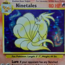 Pokemon TCG Ninetales Holo 12/102 And Vulpix 68/102 Base Set Unlimited Vintage - Image 2