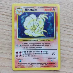 Pokemon TCG Ninetales Holo 12/102 And Vulpix 68/102 Base Set Unlimited Vintage - Image 3