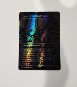 Sword of Forge and Frontier (Oil Slick Raised Foil) -Foil Near Mint MTG *SEE PIC - Image 2