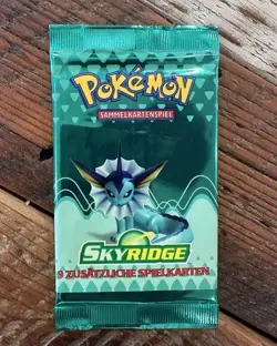 3x Pokemon Skyridge Booster Packs WOTC Artwork German - NEW & Sealed - Image 4