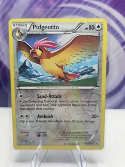 Pokemon TCG Pidgeotto 76/106 Reverse Holo Uncommon XY Flashfire - Image 1