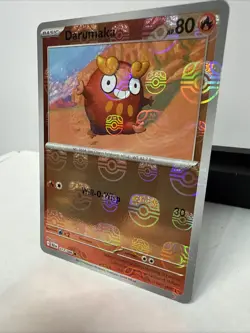 Pokemon TCG Darumaka (Master Ball Pattern) 013/086 SV: Black Bolt NM - Image 3