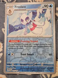 Froslass Reverse Holo 53 /167 Pokemon S&V Twilight Masquerade Pokemon - Image 1