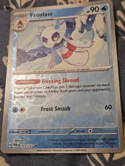 Froslass Reverse Holo 53 /167 Pokemon S&V Twilight Masquerade Pokemon - Image 2