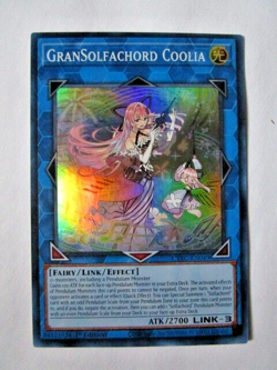 Yugioh! GranSolfachord Coolia Cyac-En049 1st Ed Super Rare Near Mint! - Image 1
