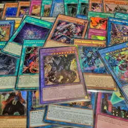YU-GI-OH! Huge Holo Bundle X 128 Secret Rare- Ultimate Rare TCG Multi Sets (#1) - Image 1