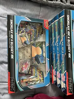 Pokemon Trading Card Game Snorlax ex Blissey ex Special Collection Box LOT OF 5 - Image 1