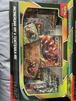 Pokemon Trading Cards Incineroar ex Torterra ex Special Collection Box LOT OF 5 - Image 3
