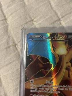Pokemon Charizard EX Full Art 100/106 XY Flashfire TCG Card - Image 5