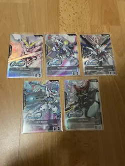 Gundam Card Game English G Generation Eternal EX Base Tokens Set of 5pcs Promo - Image 1