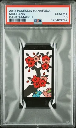Nidorans - Kanto-March - 2013 Hanafuda - Pokemon Card - PSA 10 - Image 1