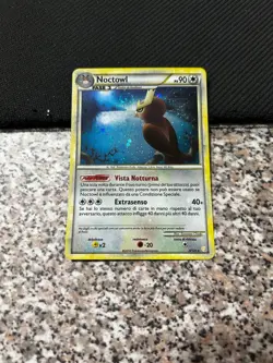 POKEMON CARD NOCTOWL 8/123 2010 RARA REVERSE HOLO NEW MINT ORIGINALE ITALIA - Image 1