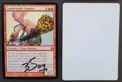 Signed MTG Magic Artist Proof _ Morningtide _ COUNTRYSIDE CRUSHER _ Snoddy 1/50! - Image 1