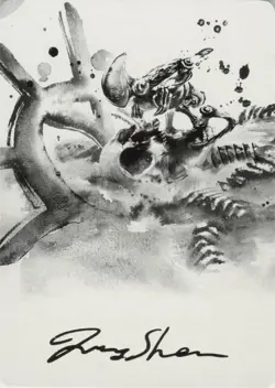 Myr Convert Art Card (Gold-Stamped Signature) S Art Series: Phyrexia: All Will B - Image 1