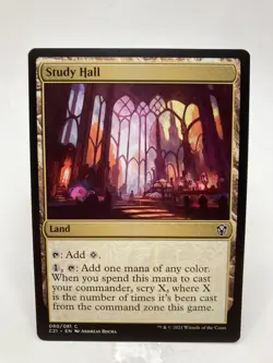 Study Hall NM/M* Strixhaven Commander ENGLISH 080/081 mtg -UnltdCards - Image 1
