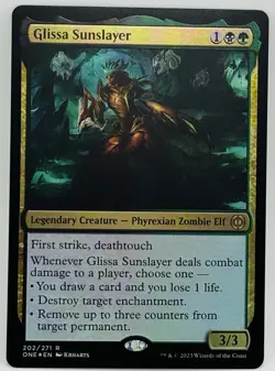 MTG Glissa Sunslayer Phyrexia: All Will Be One Foil - Image 1