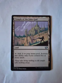 MTG Temple of the False Gods Commander 2013 Light Play Condition - Image 1