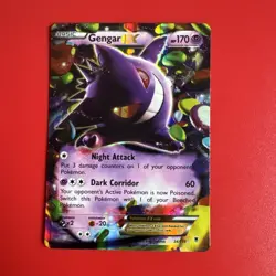 Gengar EX - 34/119 - Pokemon Phantom Forces XY Ultra Rare Card MINT/LP - Image 1